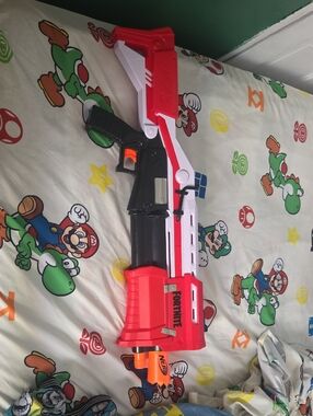 Fortnite Kids Foam Dart Blaster - Red, White & Black